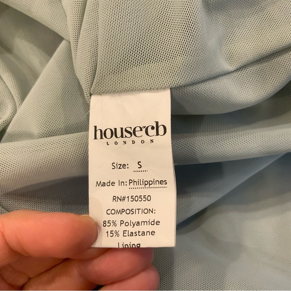 HOUSE OF CB Pistachio Ruffled Gown - Picture 8 of 10